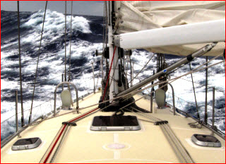Pre-mark your mainsail halyard before you cast off. Make mainsail reefing fast, easy, and painless with this simple technique. When the weather pipes up, you&##x27;ll be glad you did&##x21;