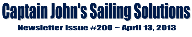 Captain John&##x27;s Sailing Tips Newsletter